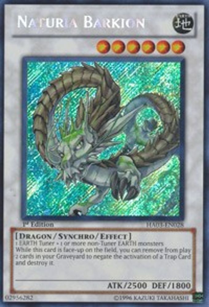 Naturia Barkion (HA03-EN028) - Secret Rare