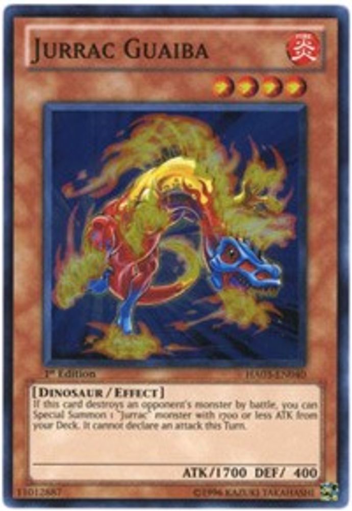 Jurrac Guaiba [HA03-EN040] Super Rare 