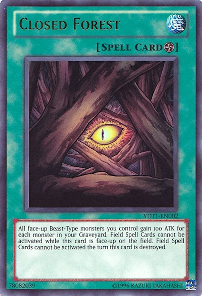 Closed Forest (5D's Duel Transer) (YDT1-EN002) - Ultra Rare