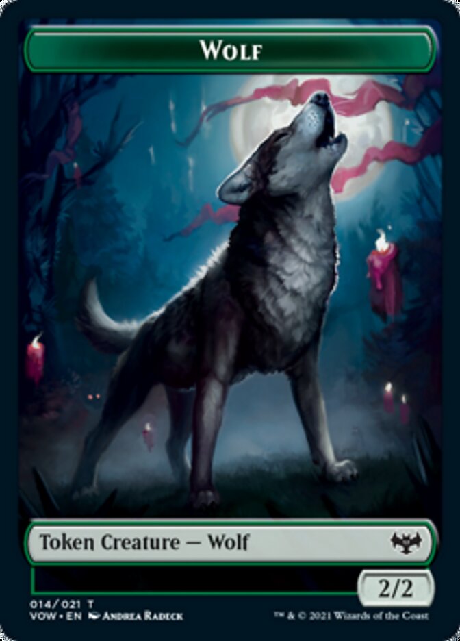Insecte // Loup (014) Jeton double face [Innistrad : Jetons de vœu cramoisi] 