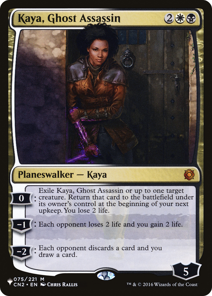 Kaya, assassin fantôme [La liste] 