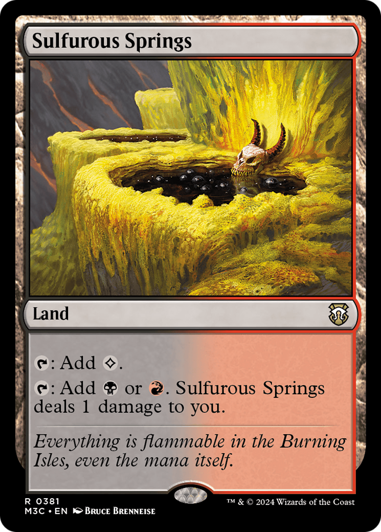 Sources sulfureuses [Modern Horizons 3 Commander] 