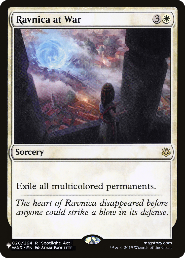 Ravnica en guerre [La liste] 