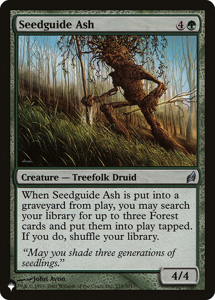 Seedguide Ash (LIST-LRW-235) - The List