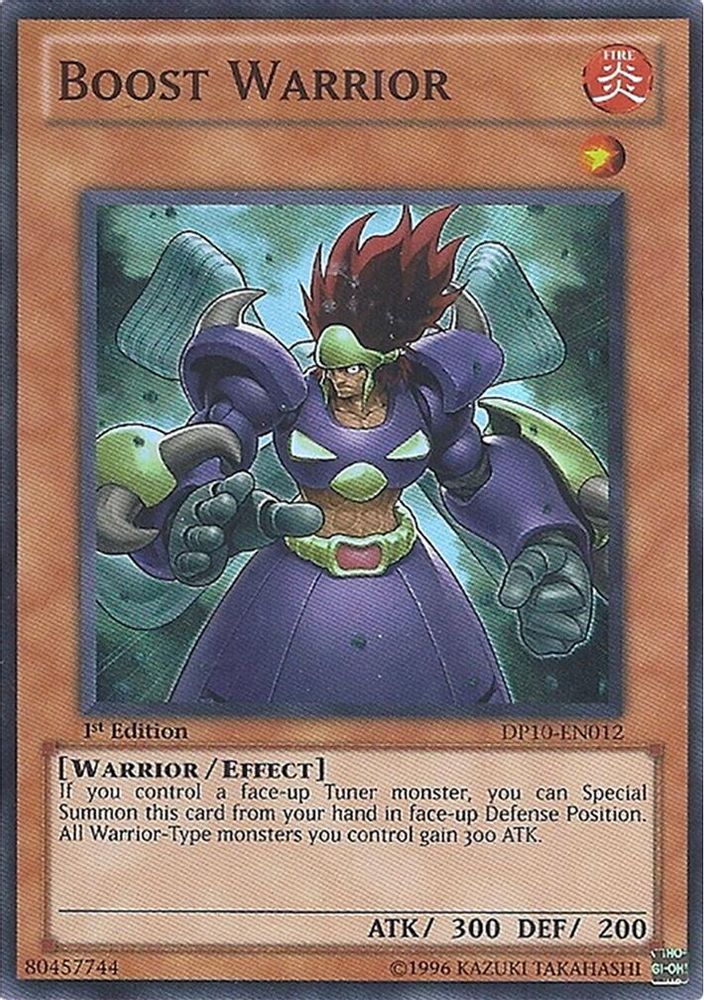 Boost Warrior (DP10-EN012) - Super Rare