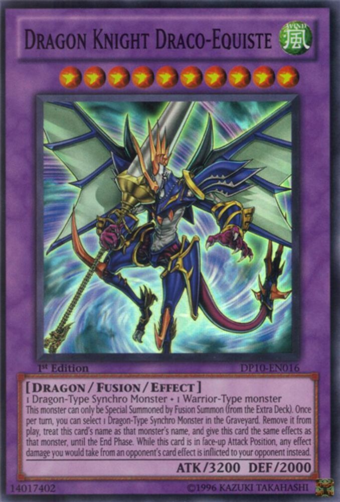 Dragon Knight Draco-Equiste (DP10-EN016) - Super Rare