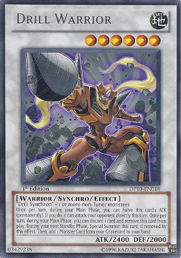 Drill Warrior (DP10-EN018) - Rare