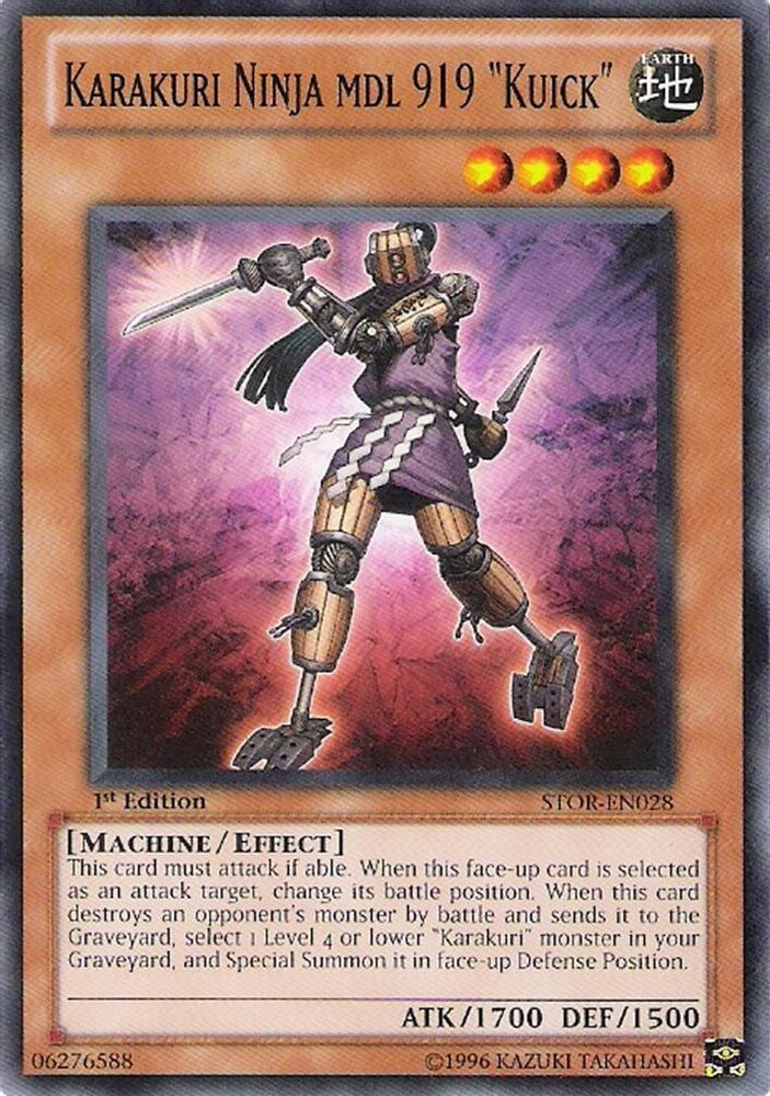 Karakuri Ninja mdl 919 "Kuick" (STOR-EN028) - Common