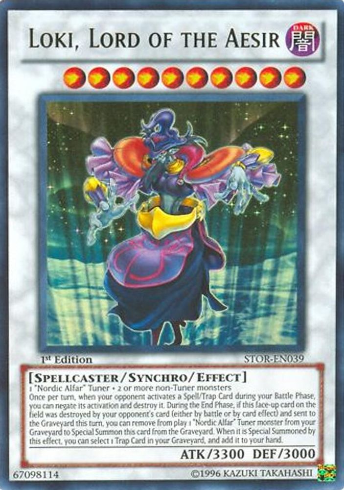 Loki, Lord of the Aesir (STOR-EN039) - Ultra Rare