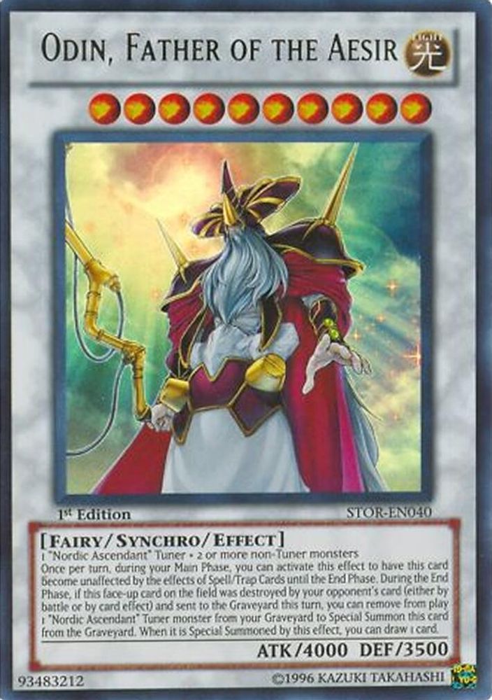 Odin, Father of the Aesir (STOR-EN040) - Ultra Rare