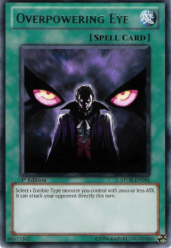 Overpowering Eye (STOR-EN094) - Rare