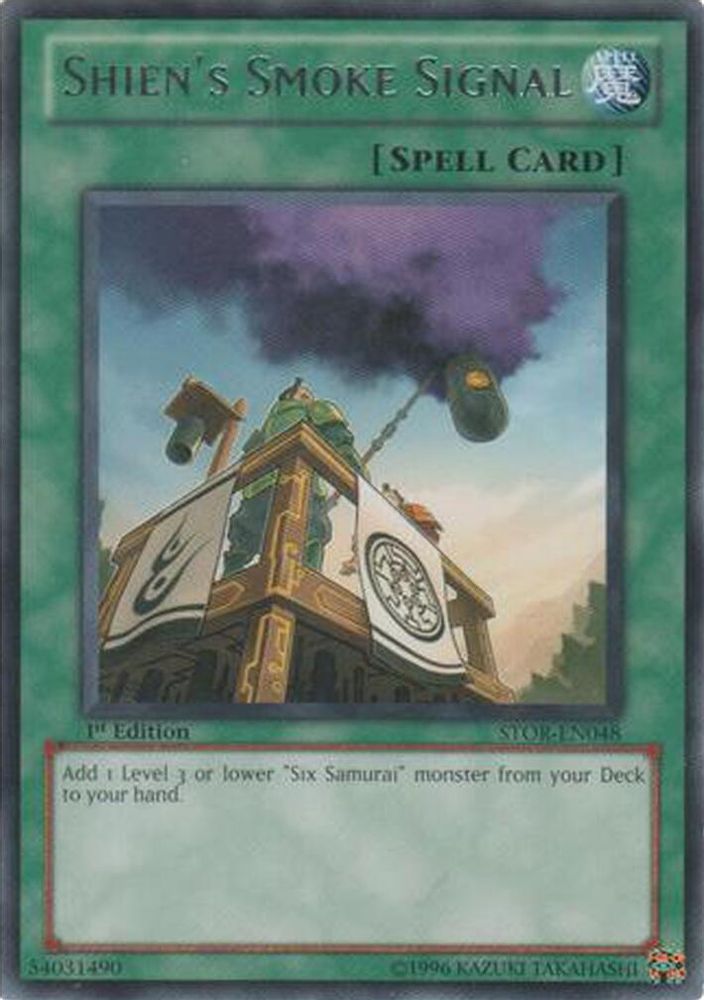 Shien's Smoke Signal (STOR-EN048) - Rare