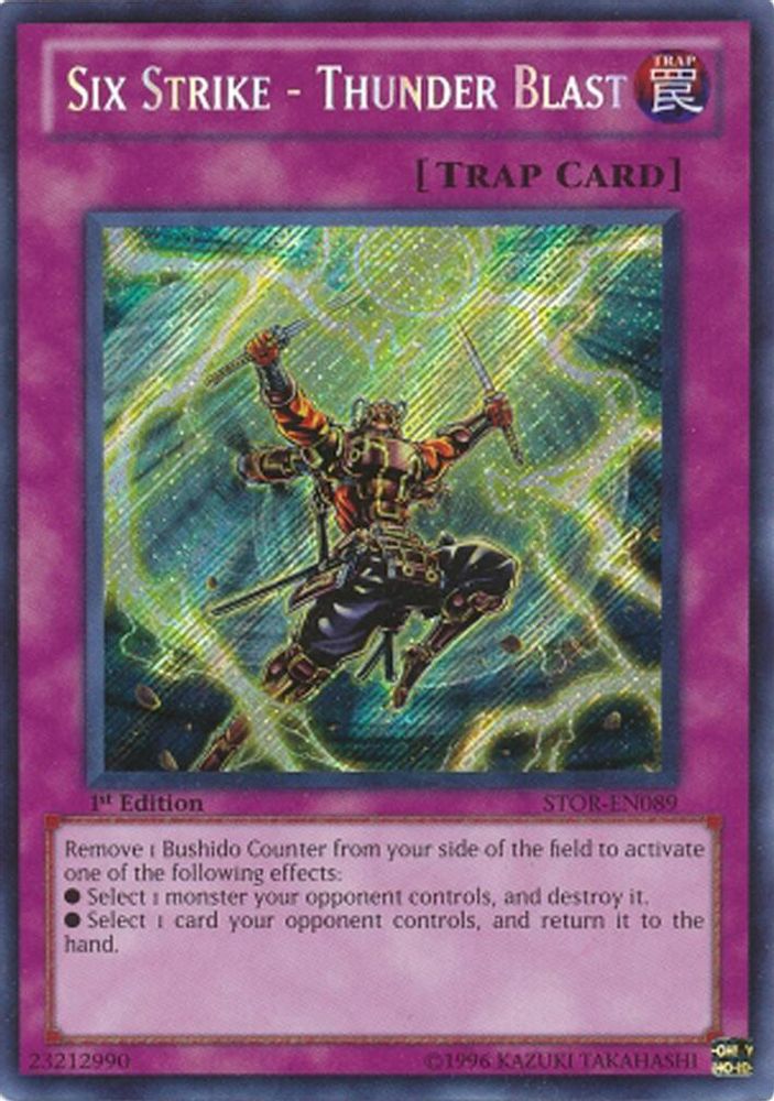 Six Strike - Thunder Blast (STOR-EN089) - Secret Rare