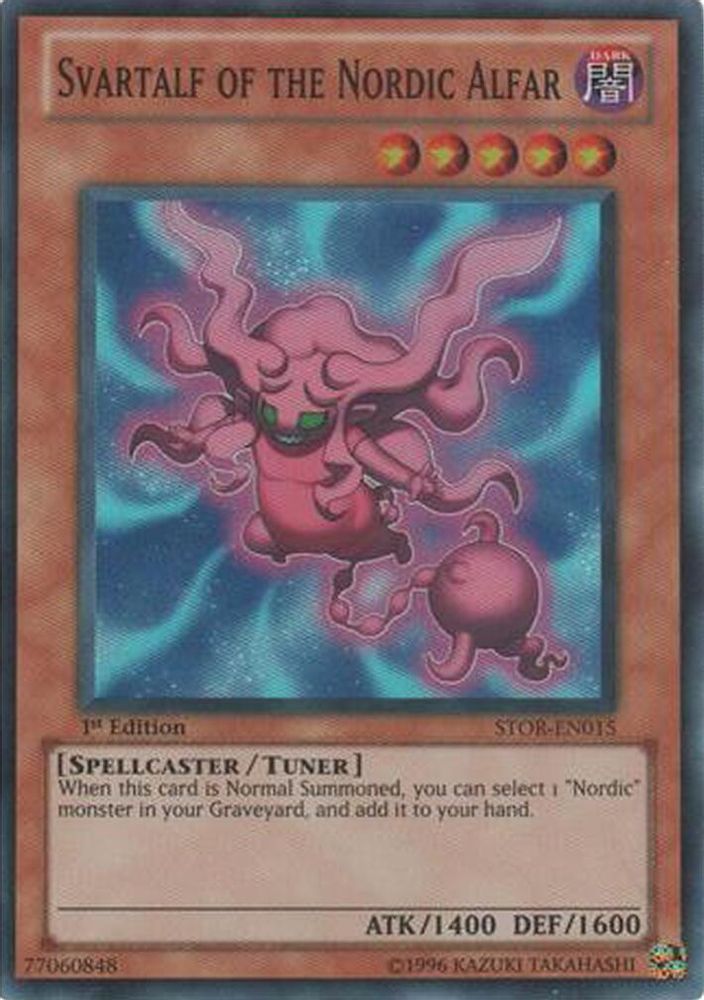 Svartalf of the Nordic Alfar (STOR-EN015) - Super Rare