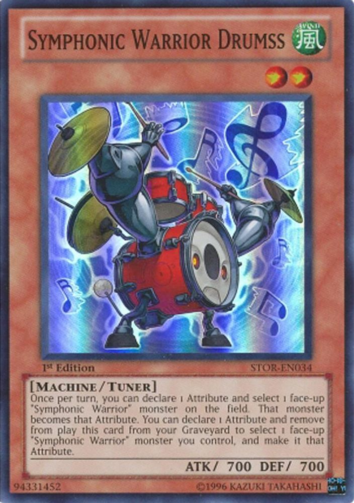 Symphonic Warrior Drumss (STOR-EN034) - Super Rare