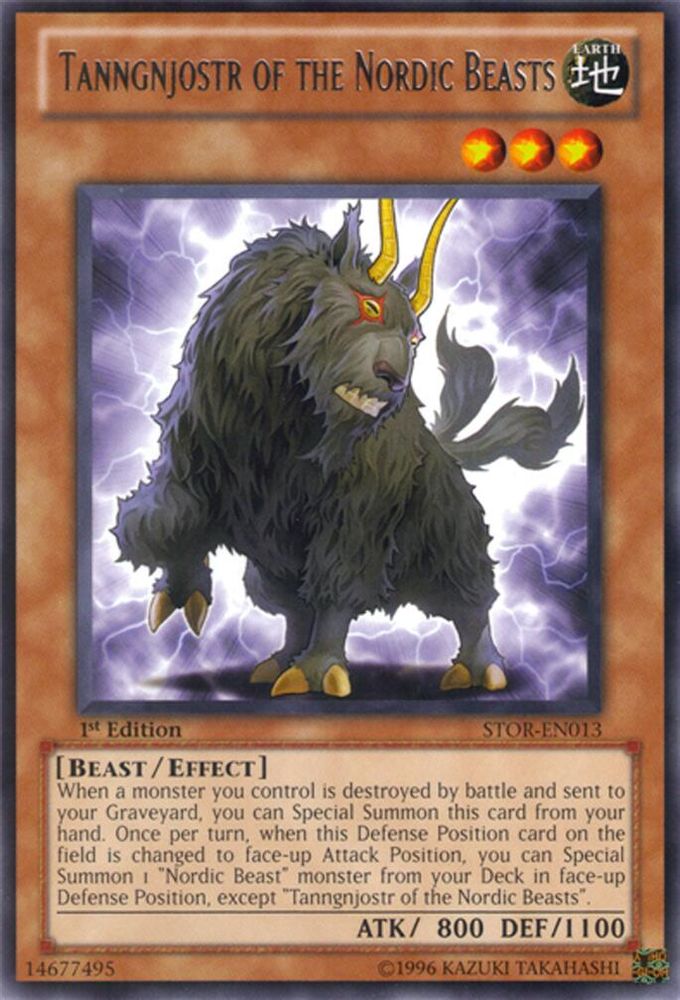 Tanngnjostr of the Nordic Beasts (STOR-EN013) - Rare