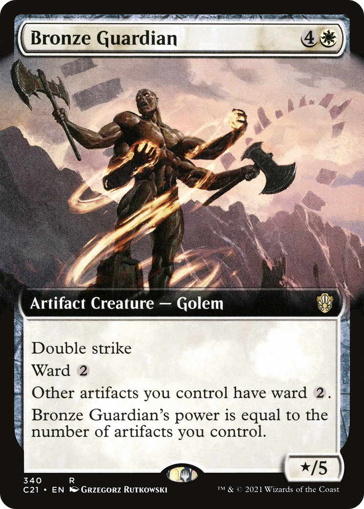 Gardien de bronze (art étendu) [Commandant 2021] 