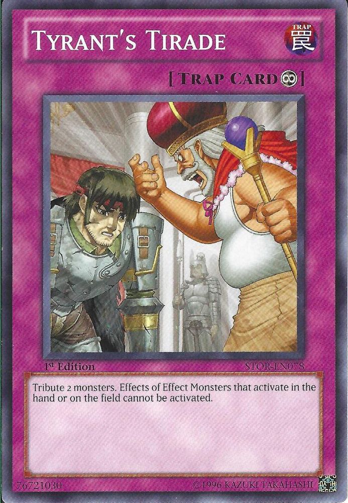Tyrant's Tirade (STOR-EN078) - Common