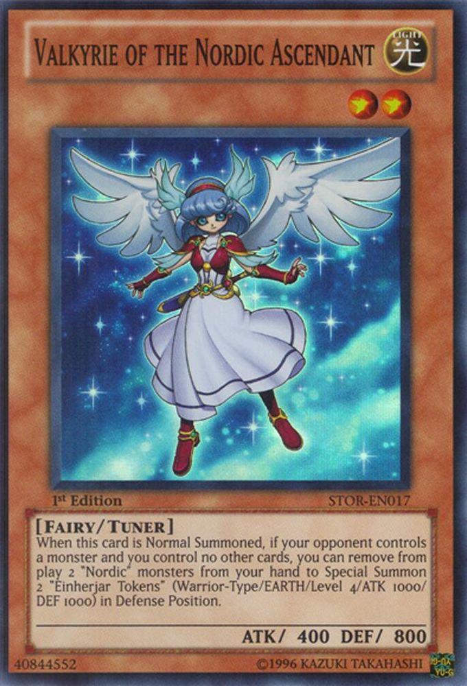 Valkyrie of the Nordic Ascendant (STOR-EN017) - Super Rare