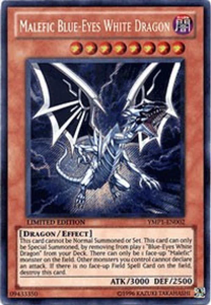 Malefic Blue-Eyes White Dragon (YMP1-EN002) - Secret Rare