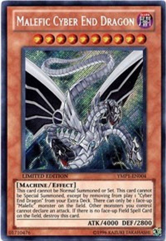 Dragon maléfique Cyber ​​End [YMP1-EN004] Secret Rare 