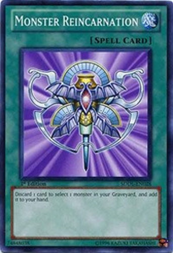 Monster Reincarnation (SDDL-EN028) - Common