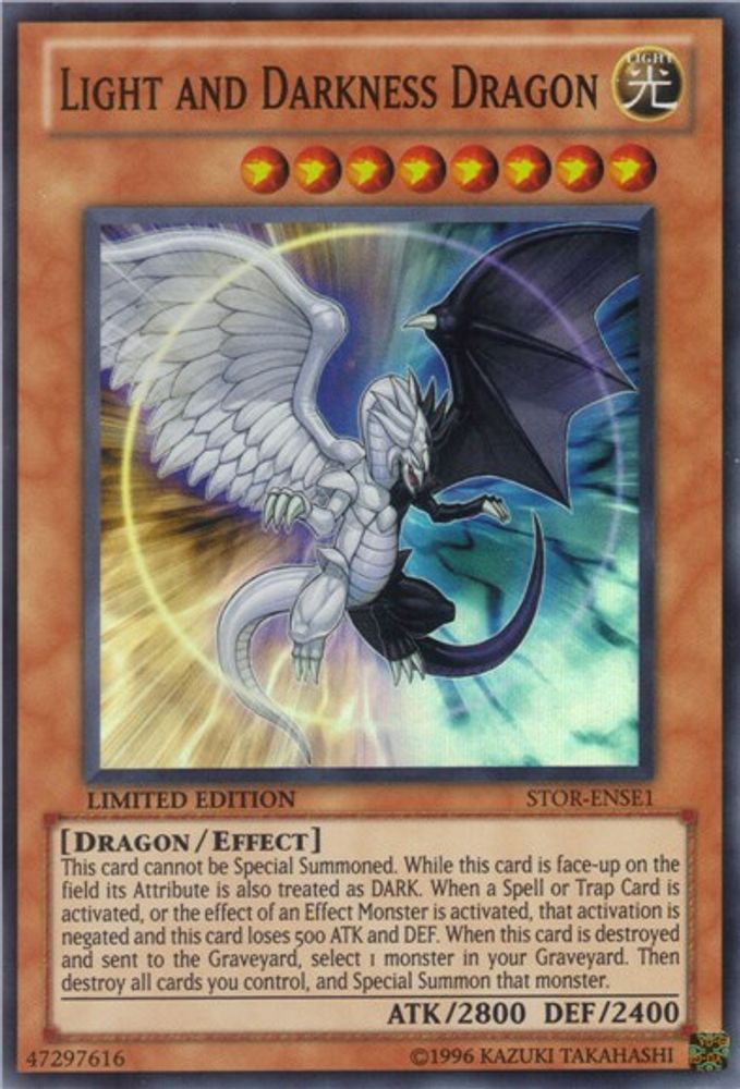 Light and Darkness Dragon (STOR-ENSE1) - Super Rare