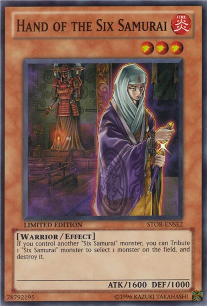 Hand of the Six Samurai (STOR-ENSE2) - Super Rare