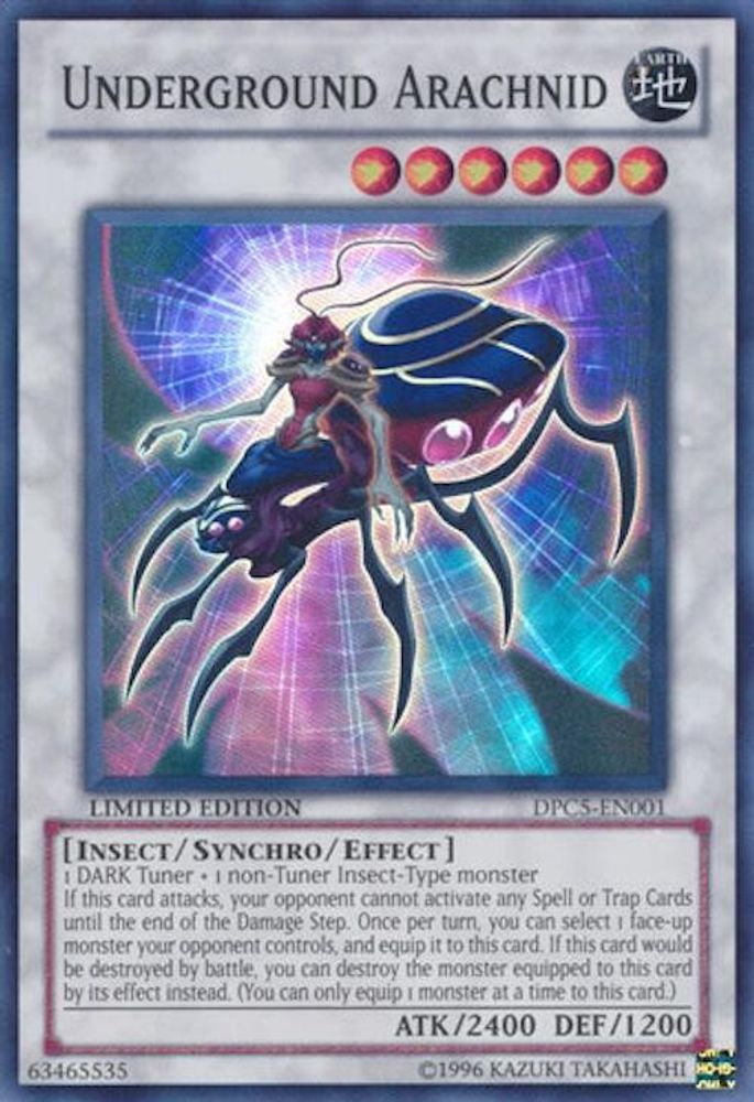Underground Arachnid (DPC5-EN001) - Super Rare