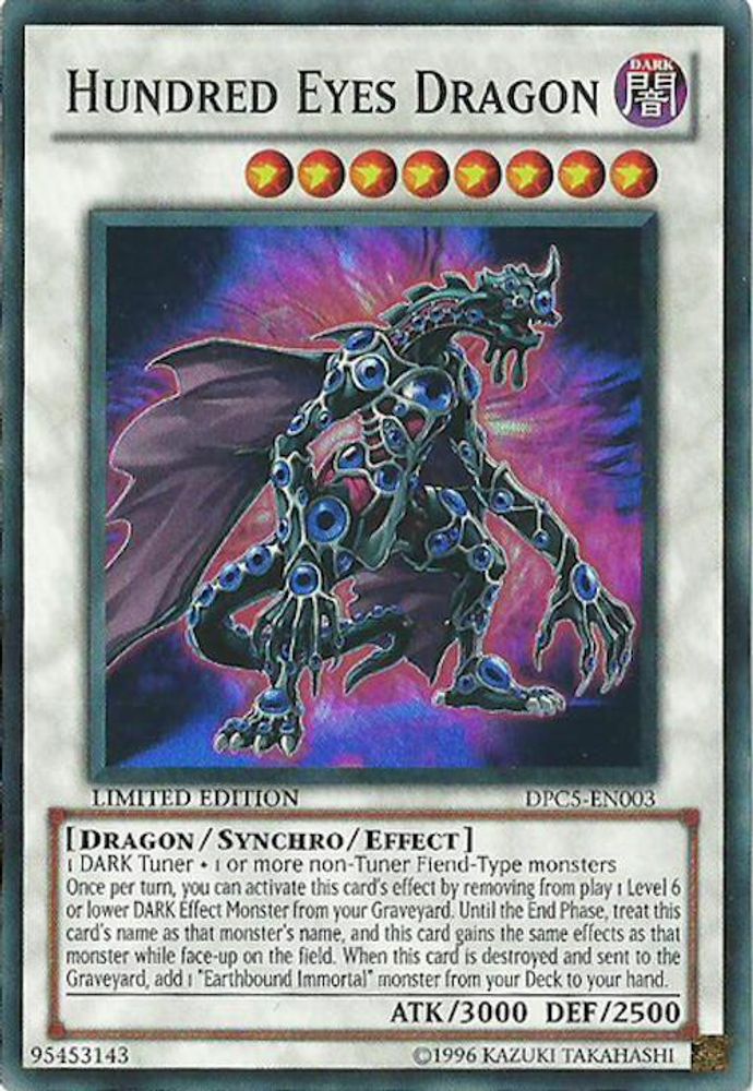 Hundred Eyes Dragon (DPC5-EN003) - Super Rare