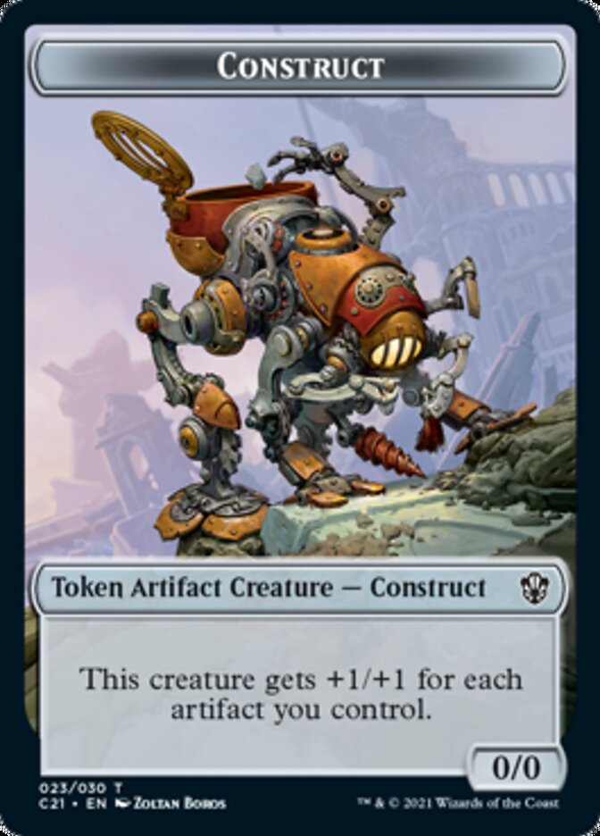 Copier // Construire (030) Jeton double face [Jetons Commander 2021] 