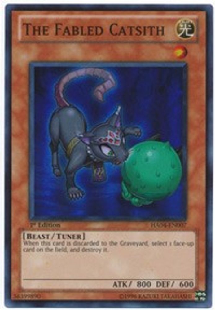 Le légendaire Catsith [HA04-EN007] Super Rare 