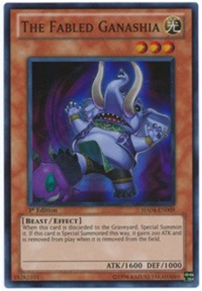 The Fabled Ganashia (HA04-EN009) - Super Rare