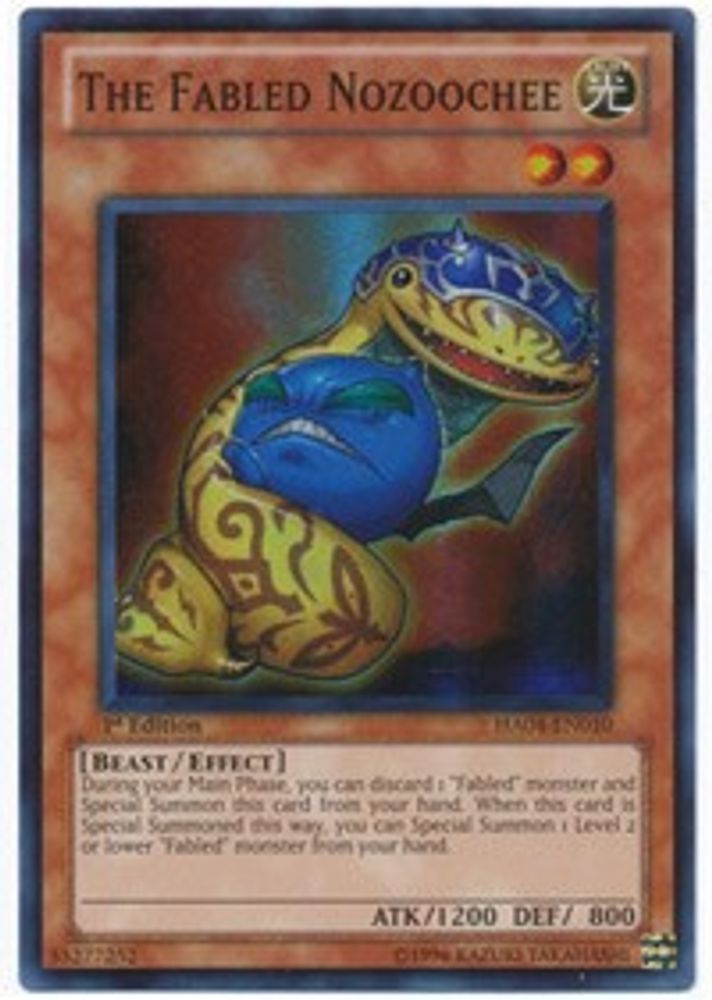 The Fabled Nozoochee (HA04-EN010) - Super Rare