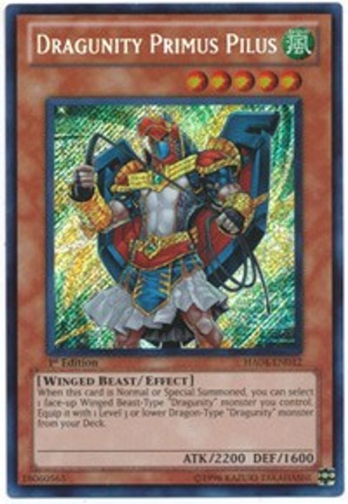 Dragunité Primus Pilus [HA04-EN012] Secret Rare 