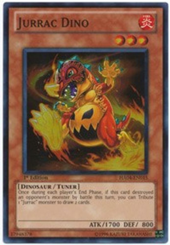 Jurrac Dino [HA04-EN015] Super Rare 