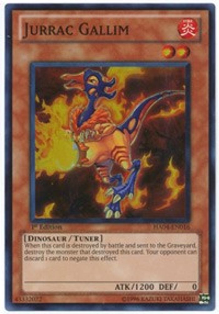 Jurrac Gallim [HA04-EN016] Super Rare 