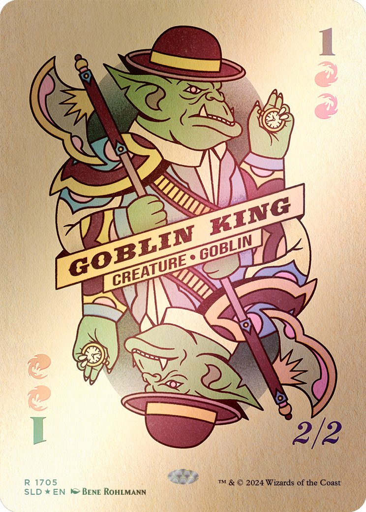 Goblin King (1705) (Rainbow Foil) [Série Secret Lair Drop] 
