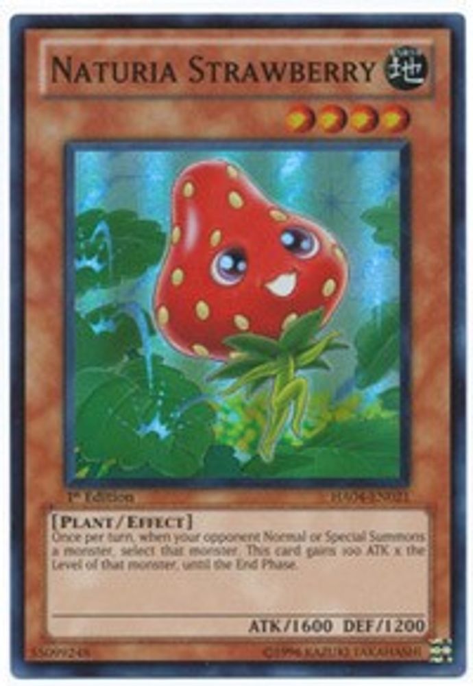Naturia Strawberry (HA04-EN021) - Super Rare