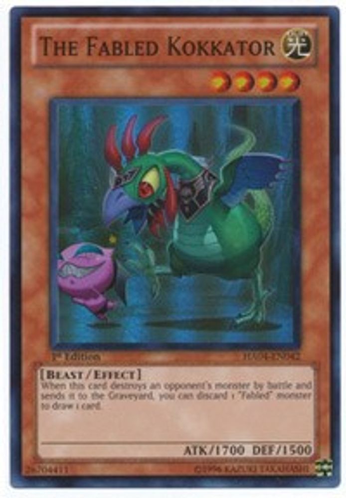 The Fabled Kokkator (HA04-EN042) - Super Rare