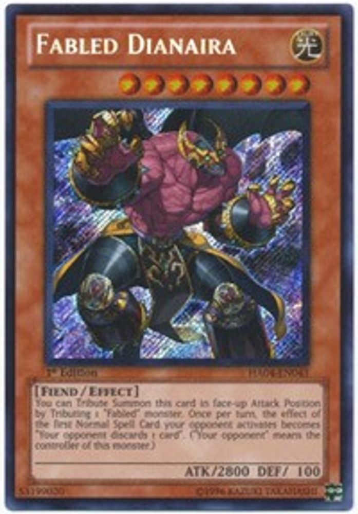 Fable Dianaira [HA04-EN043] Secret Rare 