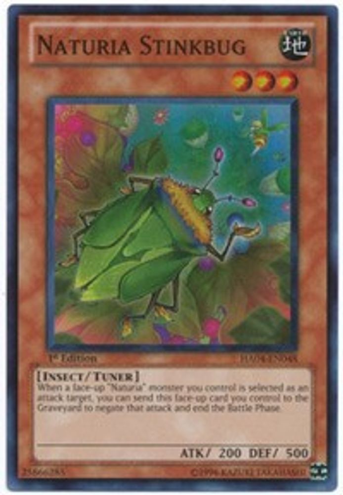 Naturia Stinkbug [HA04-EN048] Super Rare 