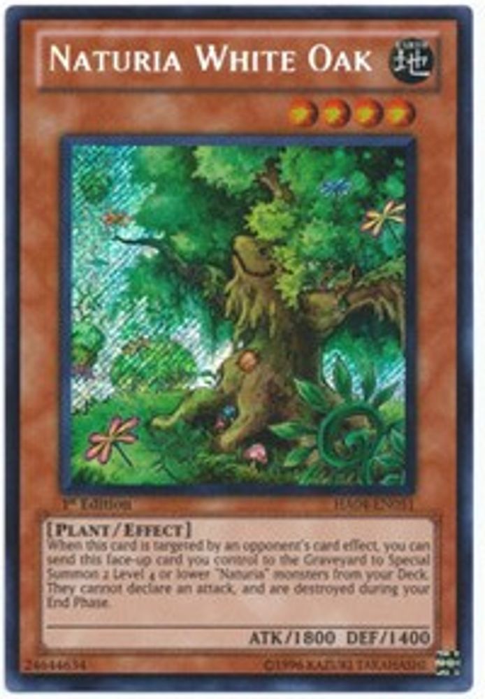 Naturia White Oak (HA04-EN051) - Secret Rare
