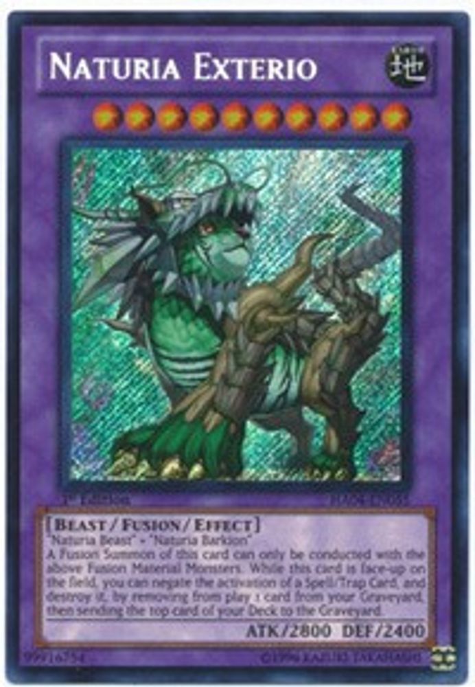 Naturia Exterio (HA04-EN055) - Secret Rare
