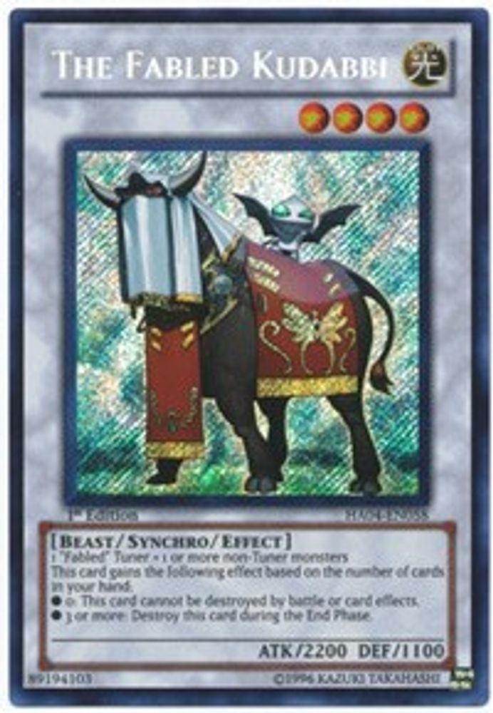 The Fabled Kudabbi (HA04-EN058) - Secret Rare