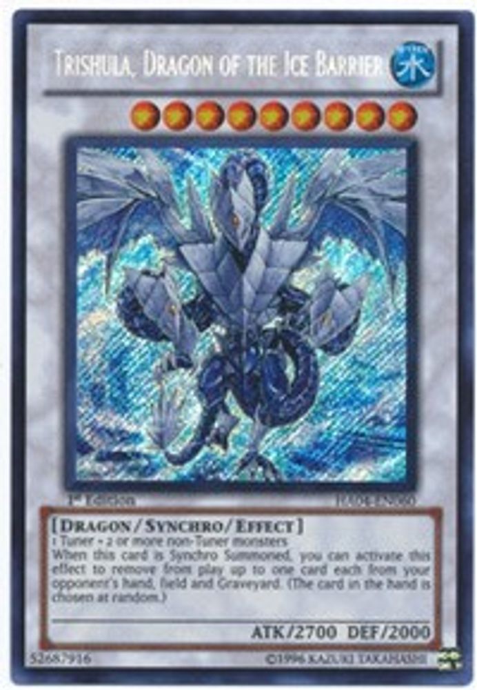 Trishula, Dragon of the Ice Barrier (HA04-EN060) - Secret Rare