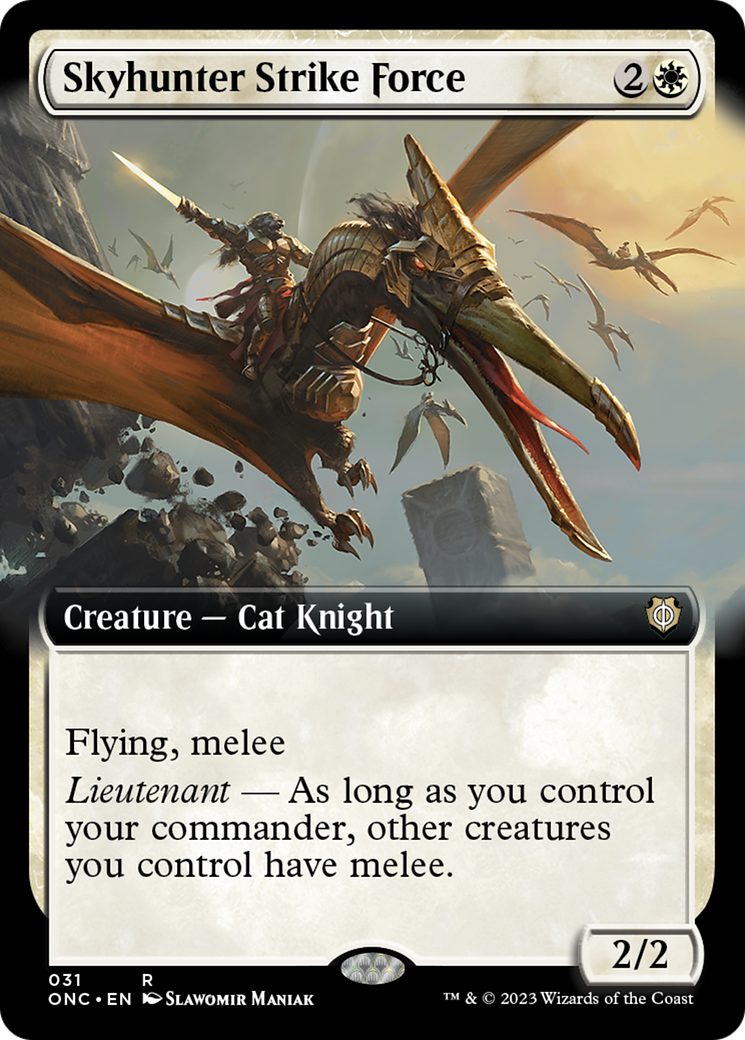 Skyhunter Strike Force (Extended Art) [Phyrexia : Tous seront un seul commandant] 
