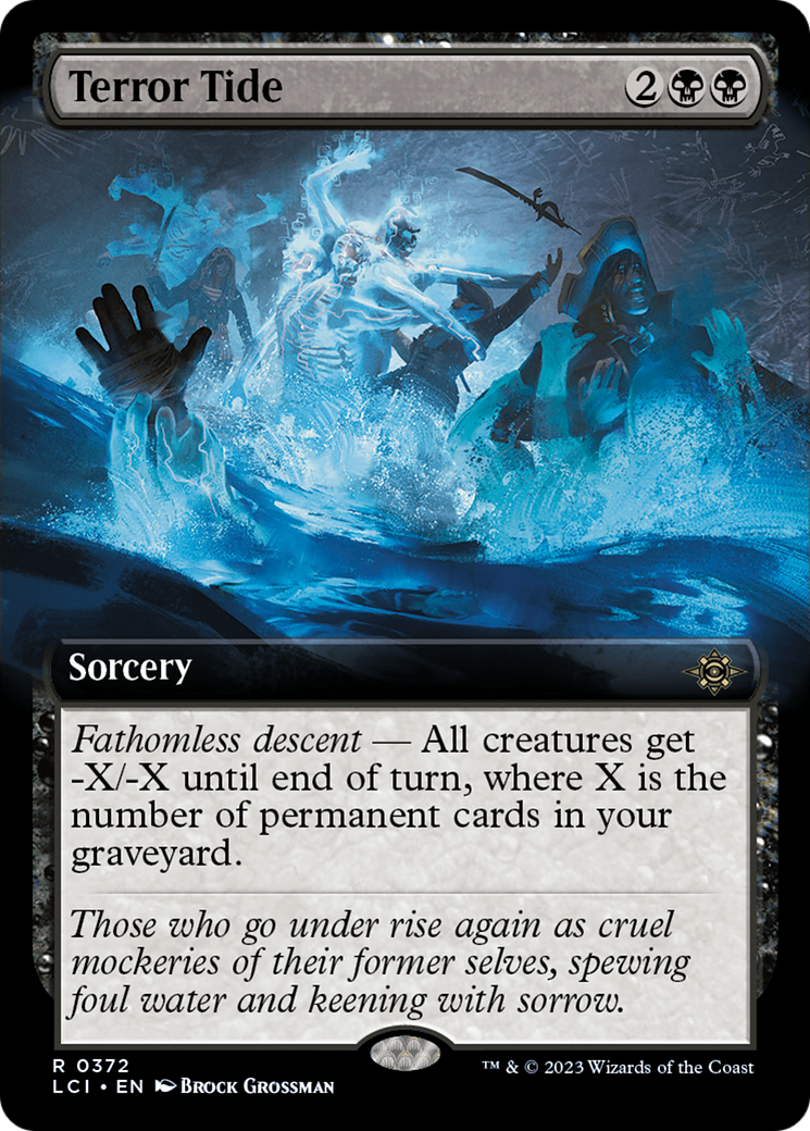 Terror Tide (Extended Art) [Les cavernes perdues d'Ixalan] 