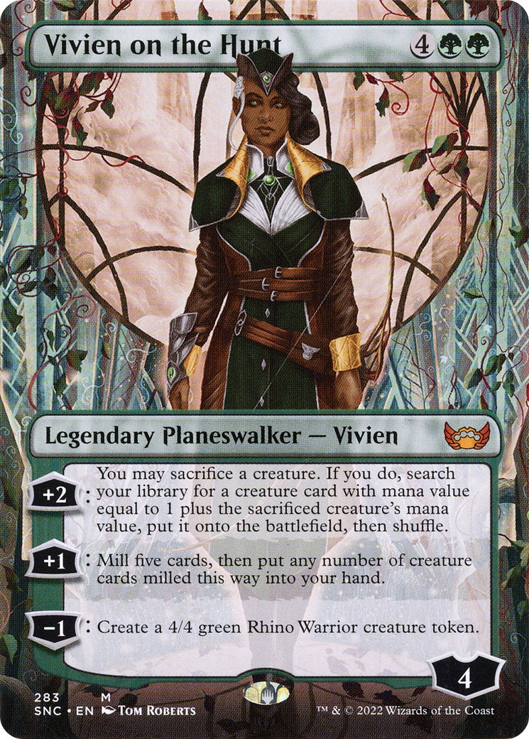Vivien on the Hunt (Borderless) (SNC-283) - Streets of New Capenna (Borderless)