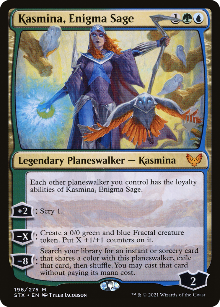 Kasmina, Enigma Sage (Pack promotionnel) [Strixhaven : Promos de l'École des Mages] 